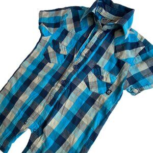 3/$15 Bundle | Plaid Button-Down Romper